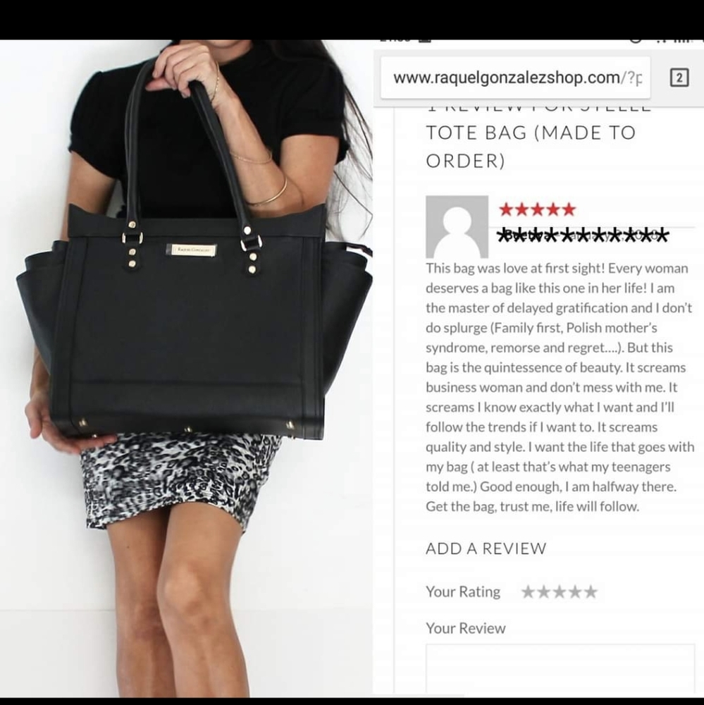 Raquel Gonzalez Leather Tote